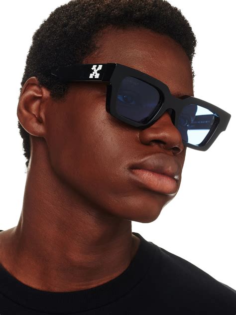 virgil 145mm square sunglasses|virgil sunglasses off white.